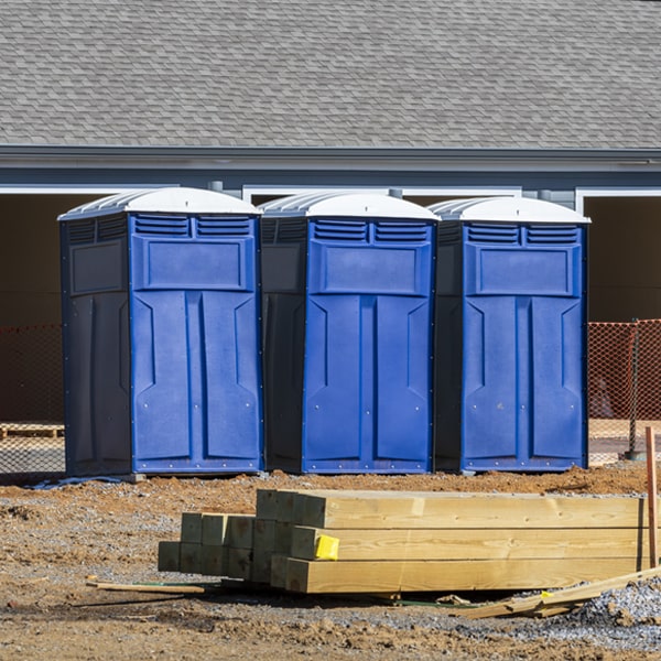 what is the expected delivery and pickup timeframe for the porta potties in Kingston New Mexico